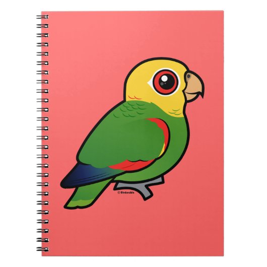 Carnet Amazone Jaune-dirigée (Devant)