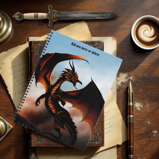 Carnet Amber Dragon Imaginaire