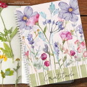 Carnet Ambiance romantique douce fleur sauvage Gratitude