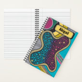Carnet Ambieba brillant fou, personnalisé, art doodé (À l'intérieur)