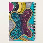 Carnet Ambieba brillant fou, personnalisé, art doodé (Verso)