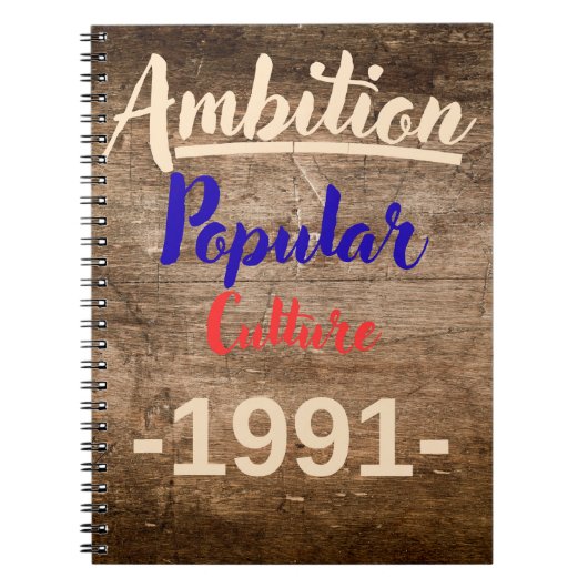 Carnet Ambition : Culture Populaire (Devant)