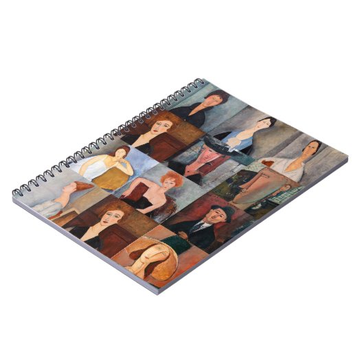 Carnet Amedeo Modigliani - Collage de chefs-d'oeuvre (Côté gauche)