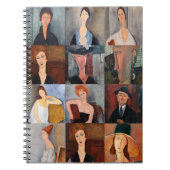 Carnet Amedeo Modigliani - Collage de chefs-d'oeuvre (Devant)