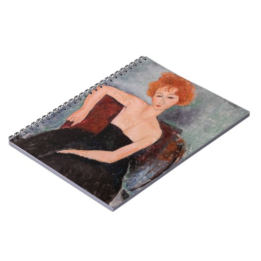 Carnet Amedeo Modigliani - Robe de soirée pour filles rou (Côté gauche)