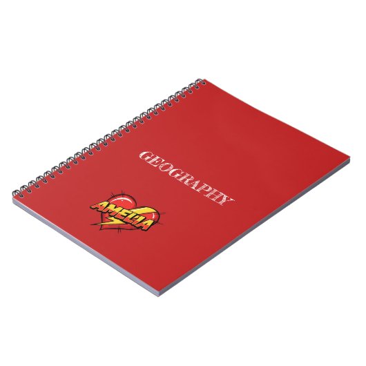 Carnet Amelia Heart Red (Côté gauche)
