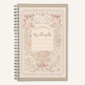 Carnet Amelia Notebook - Floral spiral notebook (Recto)