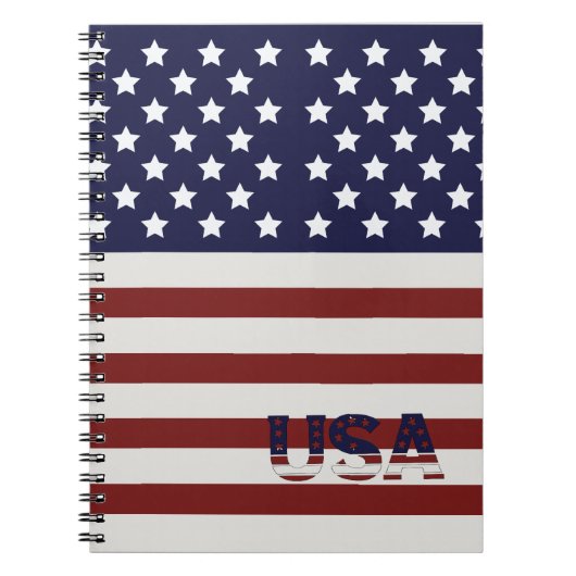 Carnet America Drapeau américain Motif américain (Devant)