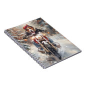 Carnet Américain Anglais Foxhound équitation vélo Noël (Côté Droit)