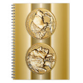 Carnet ~ américain Etats-Unis de pièce d'or de preuve de (Devant)