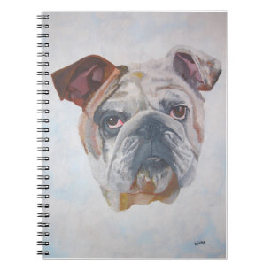 Carnet American Bulldog Artistic Pet Portrait