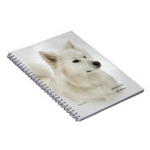 Carnet American Eskimo Dog Art (Côté Droit)