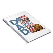 Carnet American Flag Dad Lion Patriotic (Côté Droit)