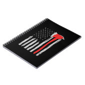 Carnet American Flag Firefighter Red Firefighter (Côté gauche)