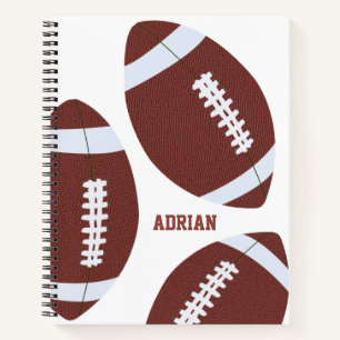 Carnet American Football Gridiron Ball Personnalisé