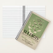Carnet American Guide Series Volume On Illinois. (À l'intérieur)