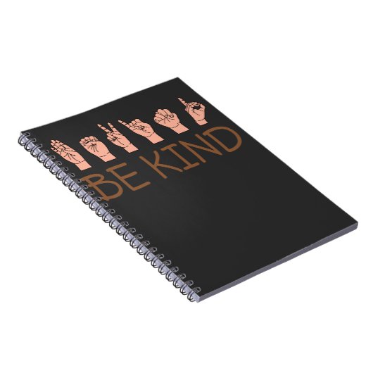 Carnet American Sign Language ASL Interprète Enfant (Côté Droit)