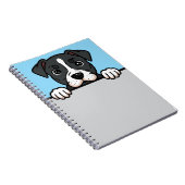 Carnet American Staffordshire Terrier Custom Amstaff Chie (Côté Droit)