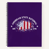 Carnet American State National Splat Est 1776 (Devant)