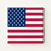 Carnet American USA Flag Pride Design-76353 (Dos)