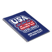 Carnet America's 250th Birthday - Groovy USA 250 (Côté Droit)