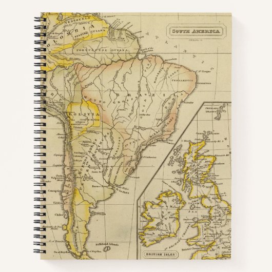 Carnet Amérique du Sud, îles britanniques (Devant)