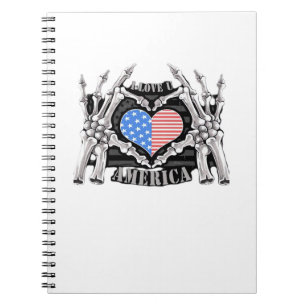 Carnet Amérique Mains de squelette