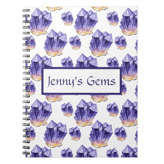 Carnet Amethyst Gemstone (Devant)