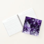Carnet Amethyst Healing Crystal Cluster (Intérieur)