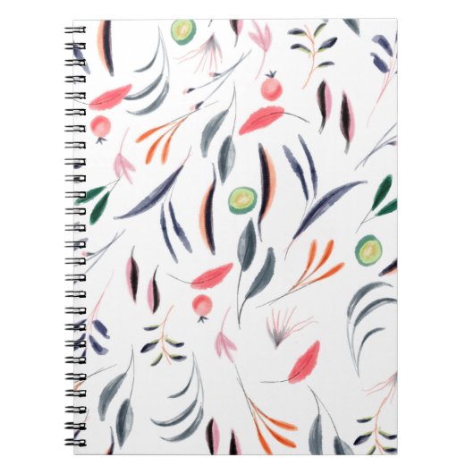Carnet Ameublement en nappes d'aquarelle (Devant)
