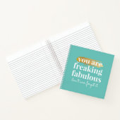 Carnet Ami Fabuleux Inspirational Fun Aqua Blue (Intérieur)