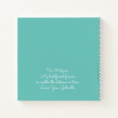Carnet Ami Fabuleux Inspirational Fun Aqua Blue (Dos)