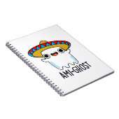 Carnet Ami-gost Funny Mexicain Amigo Ghost Pun (Côté Droit)