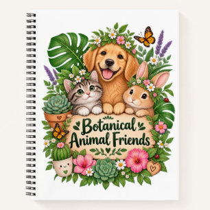 Carnet Amis Animaux Botaniques – Animaux de Compagnie Flo