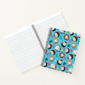 Carnet AMIS™ | Caractère Motif Chibi (Intérieur)