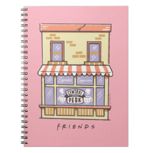 Carnet AMIS™   Central Perk Cartoon Coffee Shop