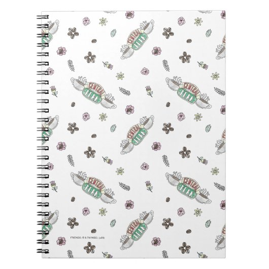 Carnet AMIS™ | Central Perk Coffee Motif d'aquarelle (Devant)