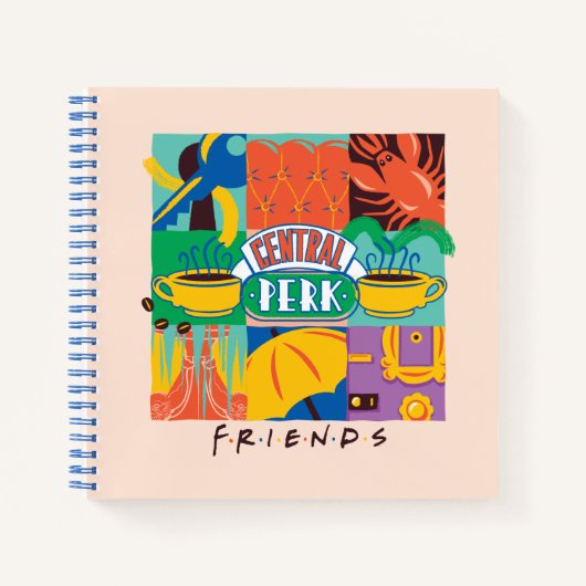 Carnet AMIS™ | Central Perk Vibrant Graphic (Devant)
