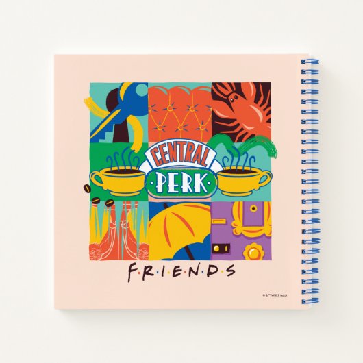 Carnet AMIS™ | Central Perk Vibrant Graphic (Dos)