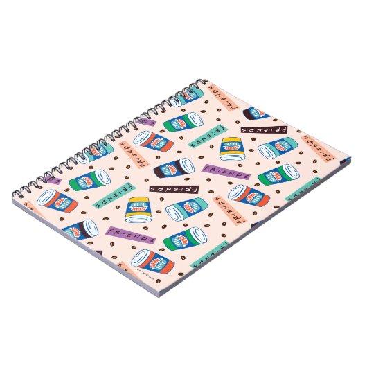 Carnet AMIS™ | Central Perk Vibrant Motif café (Côté gauche)