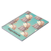 Carnet Amis de la Forêt Hérisson Bébé Mignon (Côté gauche)