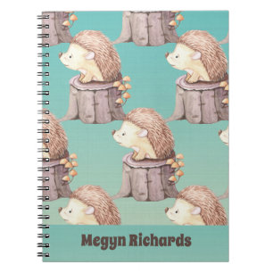 Carnet Amis de la forêt Petit Hérisson Mignon