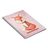 Carnet Amis de la forêt Renard mignon (Côté Droit)