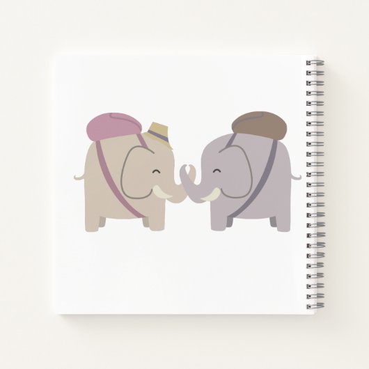 Carnet amis des éléphants (Dos)