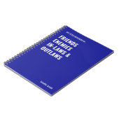 Carnet Amis Ennemis belle-famille Outlaw drôle (Côté gauche)