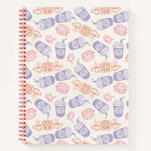 Carnet AMIS™ | Pastel Central Perk Motif (Devant)