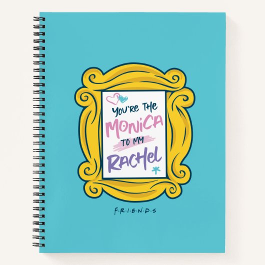 Carnet Amis™ Peephole | Vous êtes la Monica à ma Rachel (Devant)