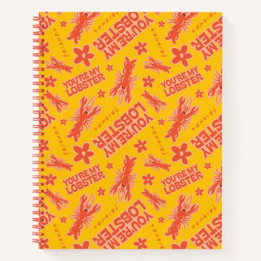 Carnet AMIS™ | Vous êtes mon homard Motif vibrant (Devant)