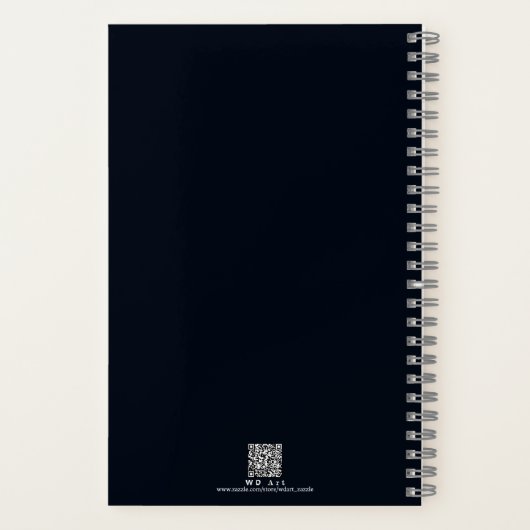 Carnet Amitié personnalisée Purple Flower Gros plan (Verso)