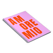 Carnet Amore Mio Texte Ludique (Côté Droit)